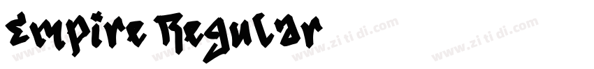 Empire Regular字体转换